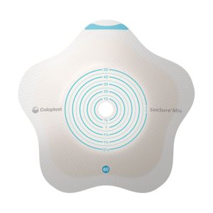 SenSura Mio Base Adesiva Concave 60mm Recortável 10-55mm - 5 Unidades